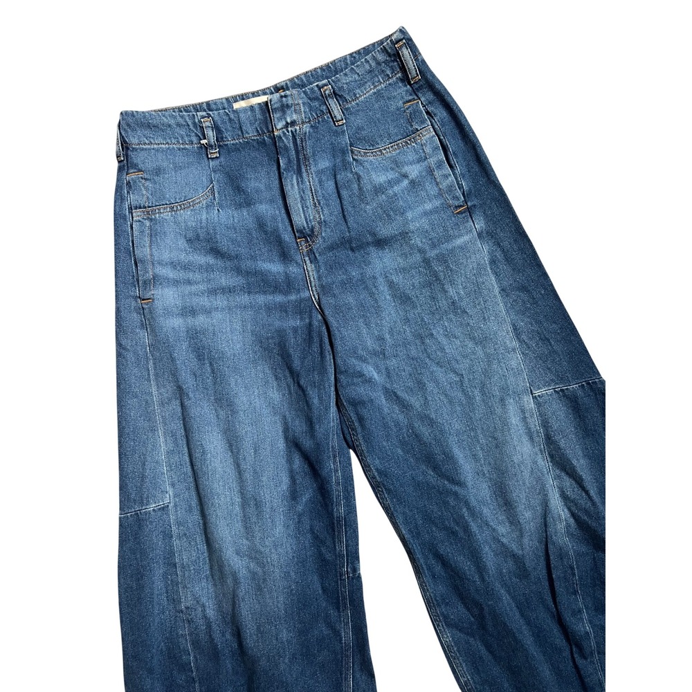 NEW Anthropologie Pilcro Georgia Full-Length High Rise Barrel Jeans Size 29 - Picture 8 of 11